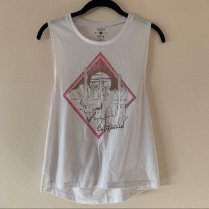 Death Valley graphic tank top / Sz Small